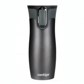 Термокружка Contigo WEST LOOP GUNMETAL TRANSPARENT MATTE (470 мл)