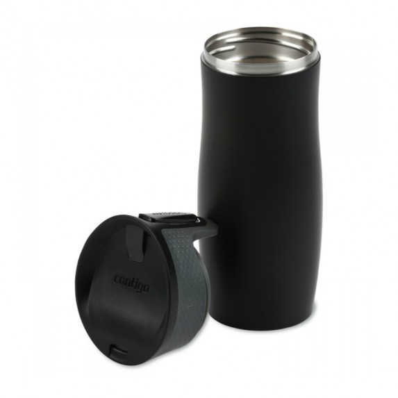 Термокружка Contigo WEST LOOP GUNMETAL TRANSPARENT MATTE черная