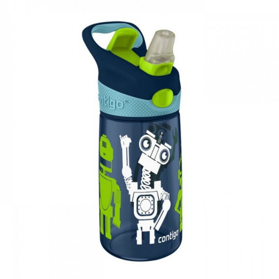 Бутылка для воды Contigo STRIKER NAVY BLUE ROBOTS синяя