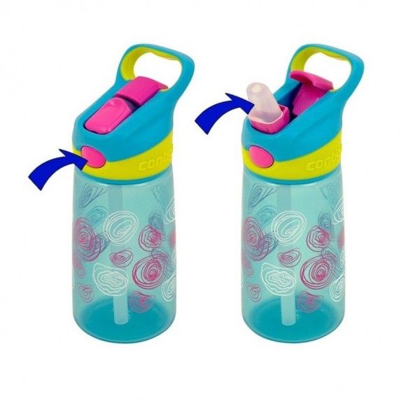 Бутылка для воды Contigo STRIKER NAVY BLUE ROBOTS синяя