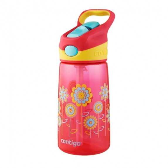 Бутылка для воды Contigo STRIKER CHERRY PINK FLOWERS розовая
