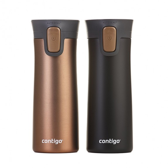Набор из двух кружек Contigo Pinnacle Matte Black и Bronze